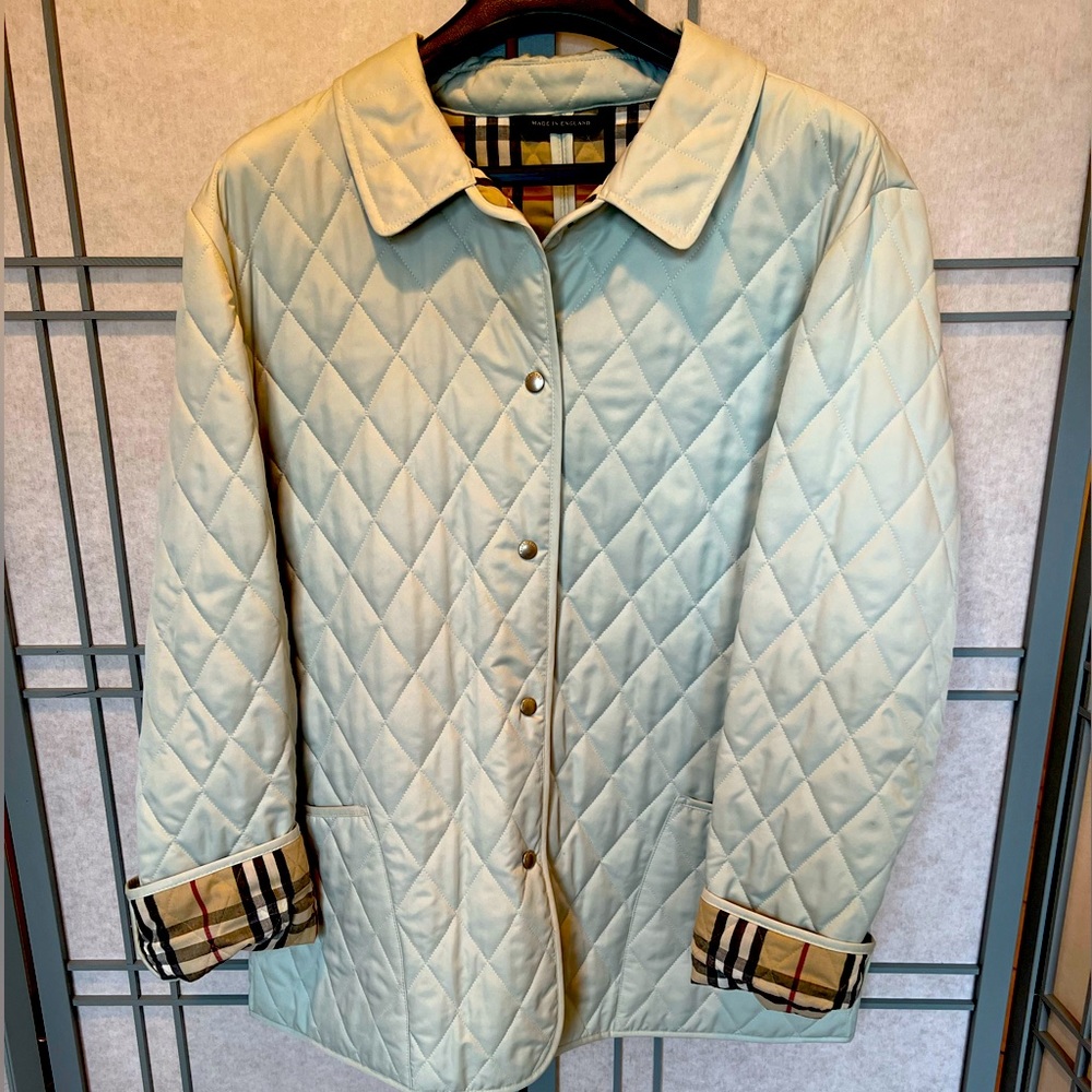 Burberry Quilted Coat - Like New!
